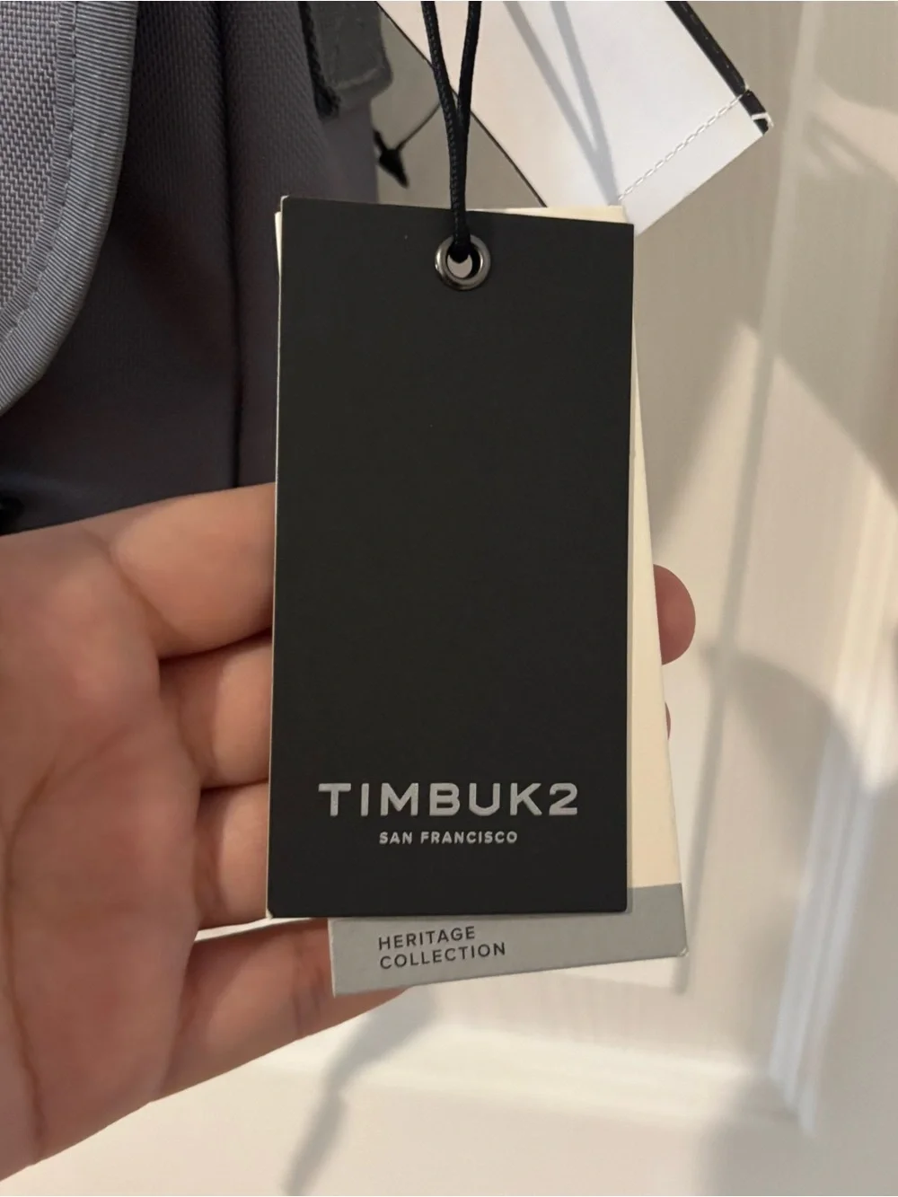 Timbuk2 Slate Gray Classic Gunmetal Messenger Bag